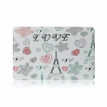 Paris Eiffel LOVE Pattern Hard Case Protective Cover for Macbook Air/Pro/Retina