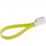 22cm Pure Color Noodle Bracelet Style Magnet USB to Dock Cable for iPhone 4 4S iPad iPod