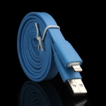 Colorful Flat Noodle USB Data Sync Charger Cable for iPhone 6 & 6 Plus, iPhone 5 & 5S & 5C, iPad Air
