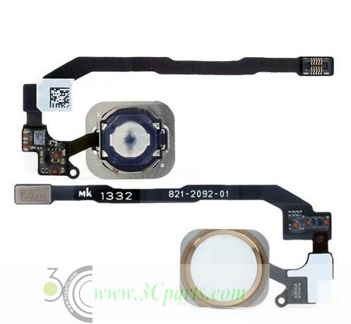 Home Button Assembly with Flex Cable for iPhone 5S Glod