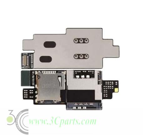 SIM Card and SD Card Connector replacement for HTC Desire HD