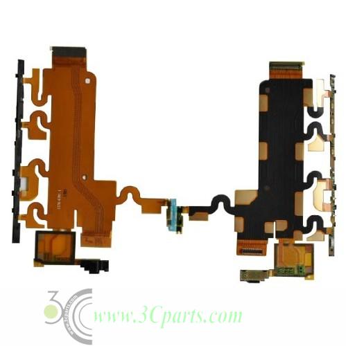 Main Motherboard with Volume Flex Cable replacement for Sony Xperia Z1 L39h