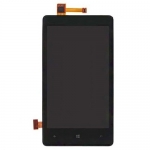 Complete LCD with Touch Screen Assembly with Bezel replacement for Nokia Lumia 820