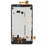 Complete LCD with Touch Screen Assembly with Bezel replacement for Nokia Lumia 820
