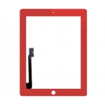 Colorful Front Glass with Digitizer Touch Screen Pink replacement for iPad 4