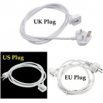 Extension Power Cord Cable with US UK EU AU Plug for Apple AC Adapter Charger
