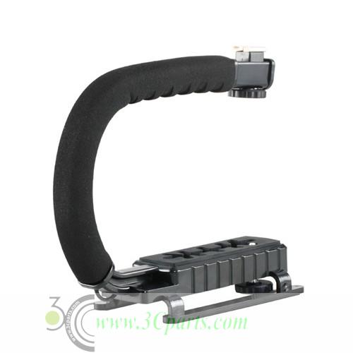 U Shape Flash Bracket Stand Handheld ​Grip Holder for GoPro & Digital Camera​