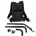 Black Waterproof Selfie Backpack Mount System for GoPro Hero 4 / 3+ / 3