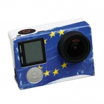 ​German / ​UK / ​EU Flag Pattern Sticker for GoPro Hero 4