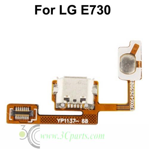 Dock Connector Charging Port Flex Cable replacement for LG Optimus Sol / E730 / E739