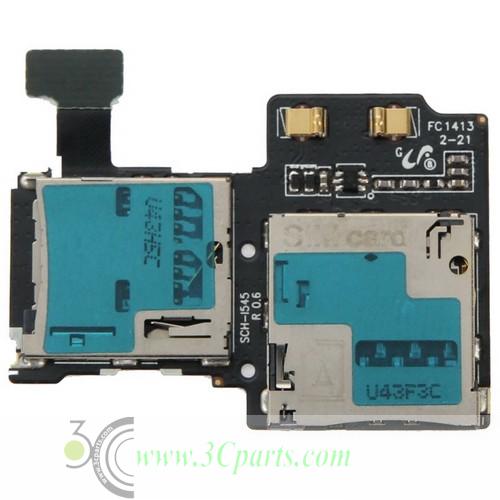 SIM Card Socket Flex Cable replacement for Samsung Galaxy S4 / i545