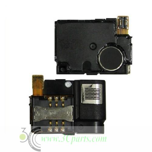 SIM Connector Flex Cable Loudspeaker replacement for Samsung Wave 723 S7230