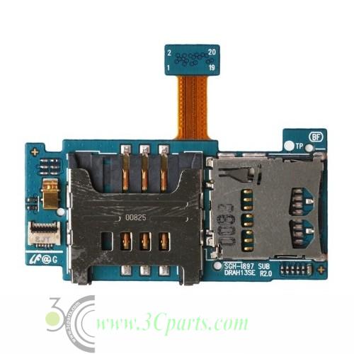 Sim Flex SD Card Memory Holder Slot replacement for Samsung Captivate / i897