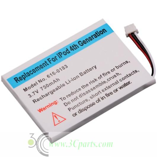 Battery replacement for iPod 4th Gen