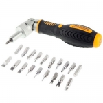 Jakemy JM-6102 Electrician Multiple Task Ratchet Magnetic Screwdriver with Bits