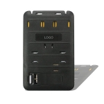 SIM Card Storage Holder with memory card reader 3 sim Adapters & 1 Iphone Pin