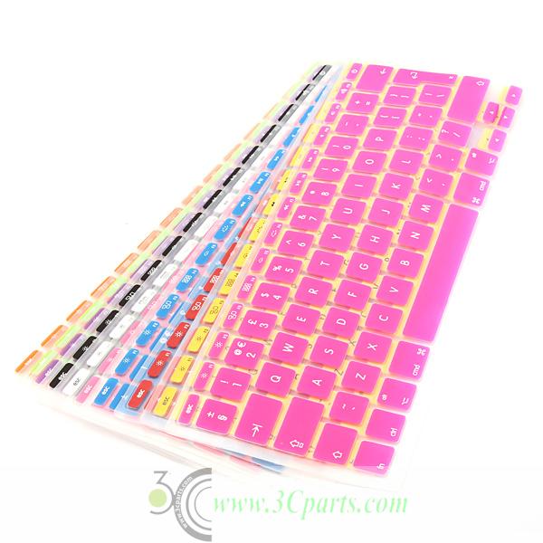 Transparent Colorful Silicone Keyboard Cover ​Protector Film for Macbook