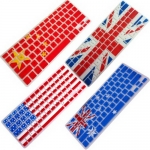 Flag Pattern Silicone Keyboard Protector Film for Macbook Air Pro Retina 11.6 13.3 15.4 inch