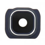Back Camera Lens Cover with Bezel replacement for Samsung Galaxy S6 Blue