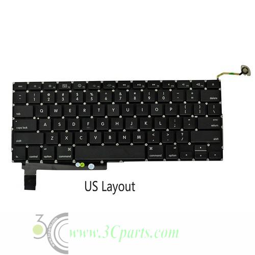 Keyboard (Mid 2009-Mid 2012) Replacement for Macbook Pro 15" A1286 - US English