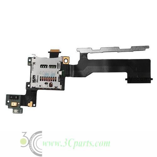 Power Volume Flex Cable with SD Card Holder replacement for HTC One M9