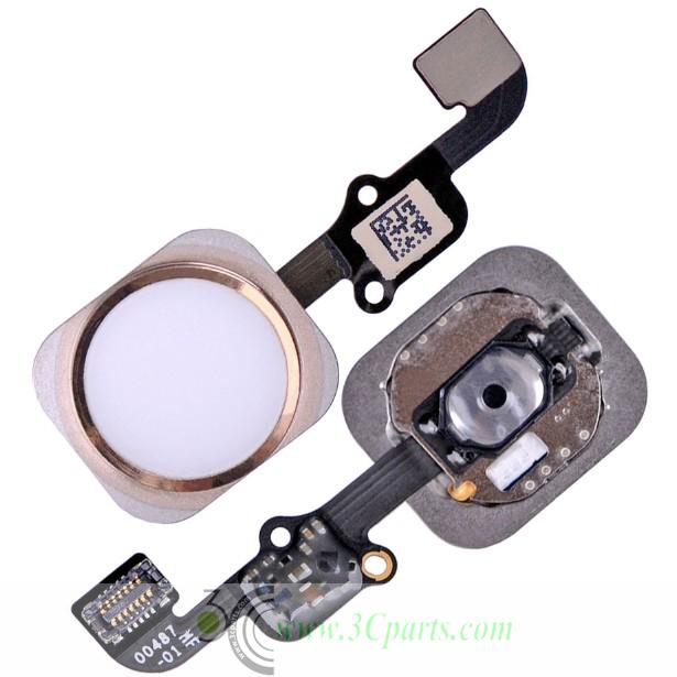Home Button with Flex Cable Assembly Replacement for iPhone 6S Plus Gold