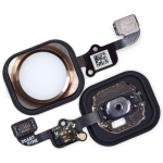 Home Button with Flex Cable Assembly Replacement for iPhone 6S Gold