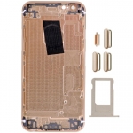 Back Cover with Sim Card Tray and side buttons Replacement for iPhone 6S Gold