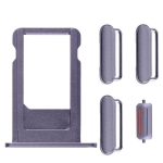 5 in 1 Sim Card Tray with Side Buttons replacement for iPhone 6S Grey