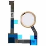 Home Button Assembly with Flex Cable Replacement for iPad Mini 4 / iPad Air 2 Gold