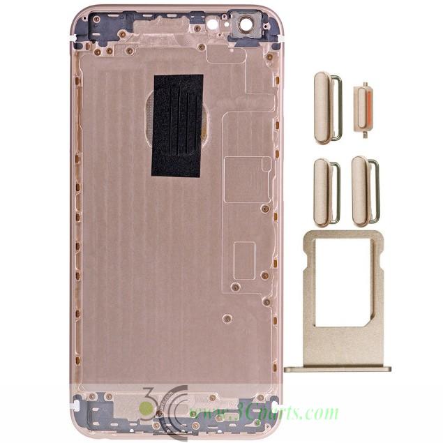 Back Cover with Sim Card Tray and Side Buttons Replacement for iPhone 6S Plus