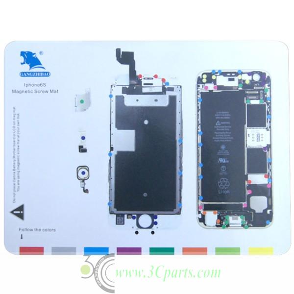 Magnetic Screw Chart Mat Technician Repair Pad Guide for iPhone 6S Plus