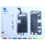 Magnetic Screw Chart Mat Technician Repair Pad Guide for iPhone 6S Plus