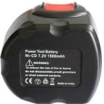 7.2V Power Tool Battery replament for Bosch 2 607 335 587,2 607 335 766