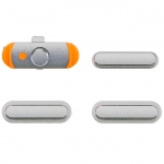 Side Buttons Set Replacement for iPad mini 3 Silver