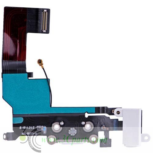 Dock Connector Charging Port Flex Cable Ribbon Replacement for iPhone SE - White