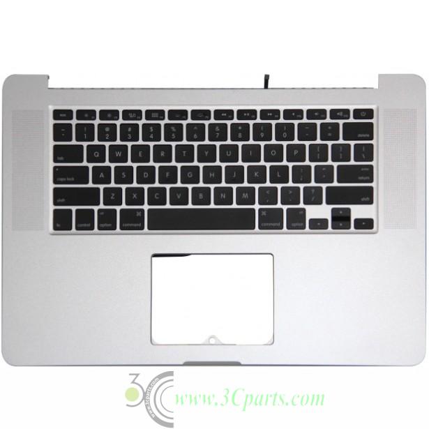 Top Case with Keyboard (US) Replacement for MacBook Pro Retina 15" A1398 2012 (without trackpad)