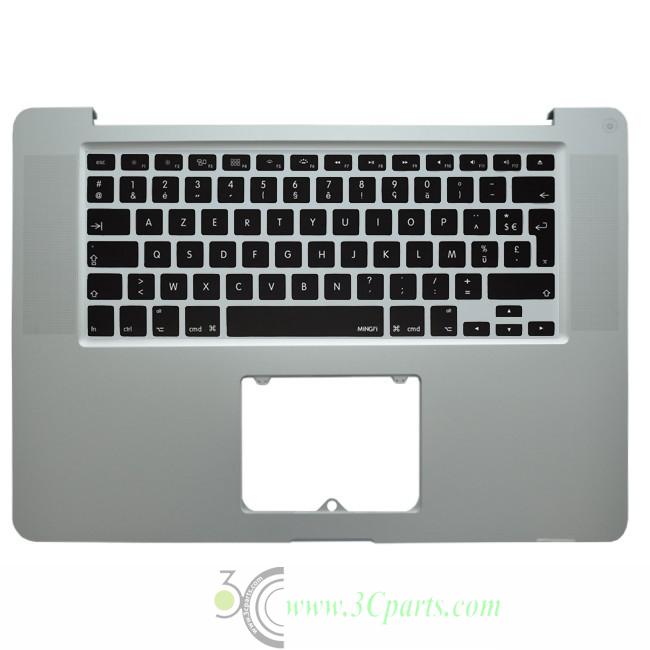 Top Case with ​Keyboard Replacement for Macbook Pro 15" Unibody A1286 (2009) - French (without trackpad)