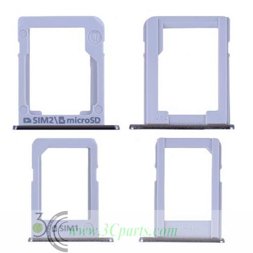 SIM Card Tray（SIM Card + Micro SD Card Tray）​For Samsung Galaxy E5 E500 E500H E500F SM-E500 E7 E700 E7000 2Pcs/Set