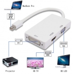 Mini Displayport To HDMI / DVI / VGA 3 In 1 Adapter Converter For MacBook Pro Air Nootbook Microsoft...