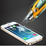 Transparent Clear Tempered Glass Film Curved Edge Screen Protector for iPhone 5C