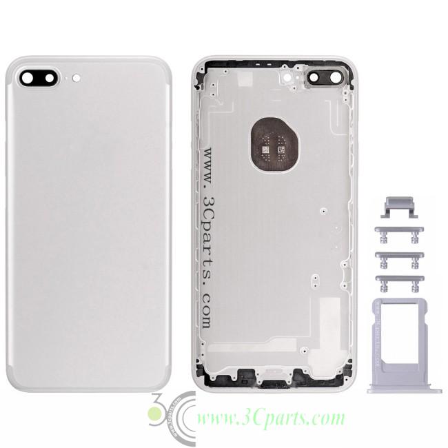 Back Cover with Sim Card Tray and Side Buttons Replacement for iPhone 7 Plus
