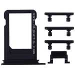 5 in 1 Sim Card Tray with Side Buttons Replacement for iPhone 7