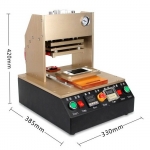 Automatic Frame Laminator Machine built-in vacuum pump air compressor for iPhone Bezel Frame Molds