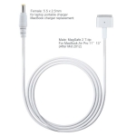 DC Magsafe 2nd 5Pin Power Bank Adapter Cable for Macbook Air with 5.5*2.5mm T head Male connector
