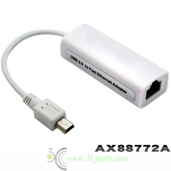 Mini USB 2.0 5 Pin Ethernet 10/100Mbps RJ45 Network Lan Adapter Card For Android Tablet PC