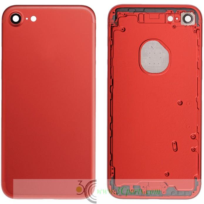 Red Back Cover Replacement for iPhone 7
