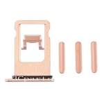 Card Tray and Volume Control Key and Power Button and Mute Switch Vibrator Key Replacement for iPhone 8 Plus