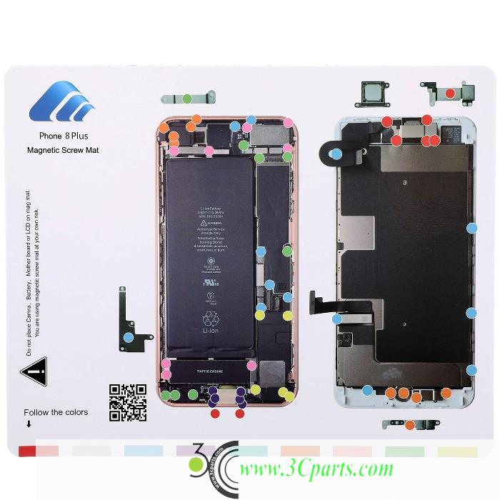 Magnetic Screw Mat Replacement for iPhone 8 Plus