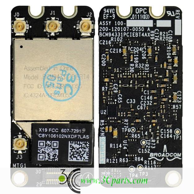 WiFi/Bluetooth Card #BCM94331PCIEBT4AX Replacement for MacBook Pro Unibody A1278 A1286 A1297